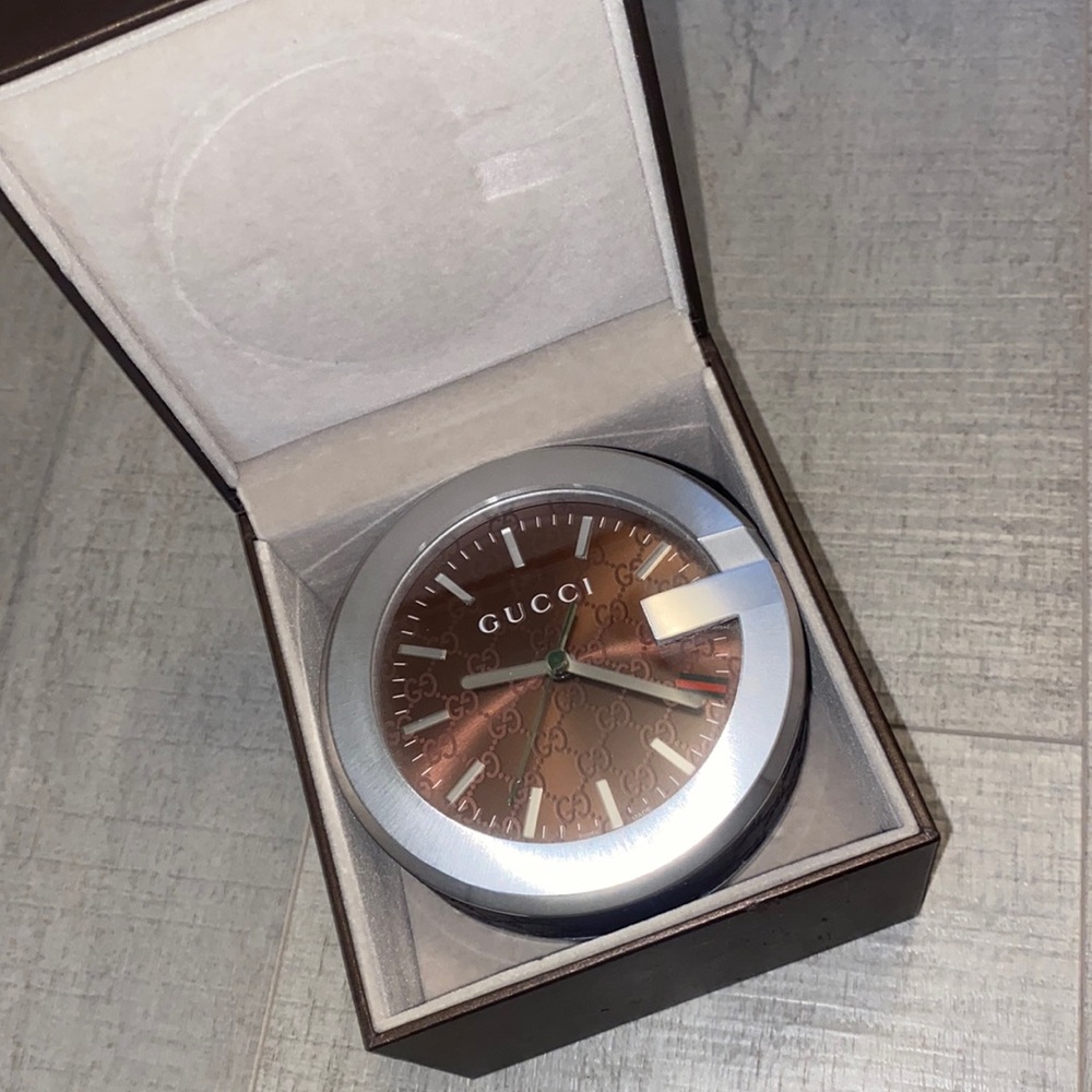GUCCI TABLE CLOCK
